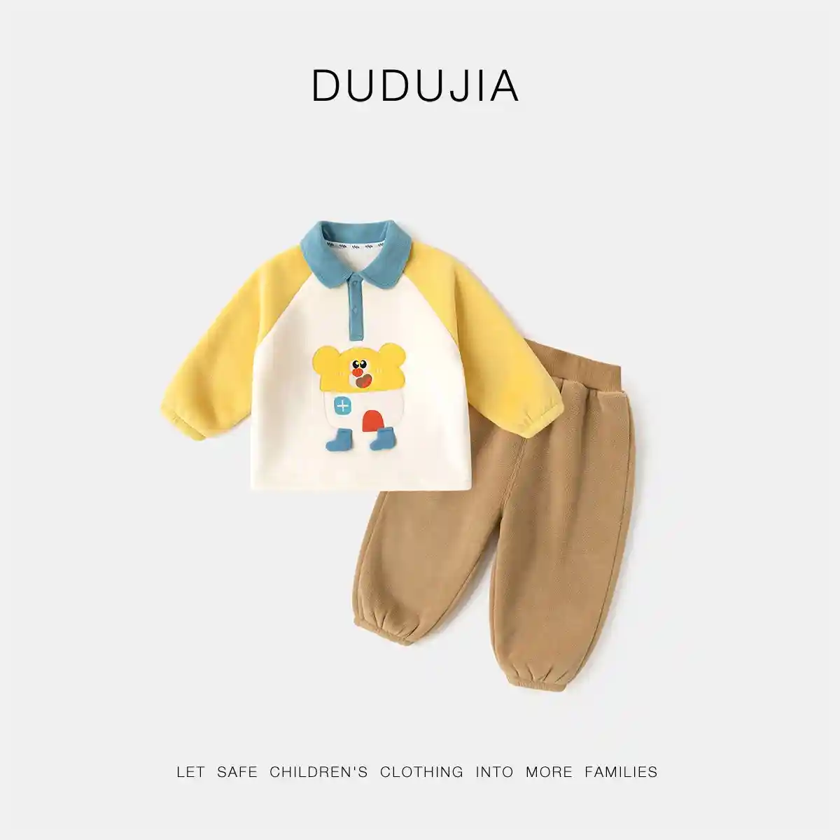 嘟嘟家儿童POLO套装全新登场，时尚穿搭焕新上线