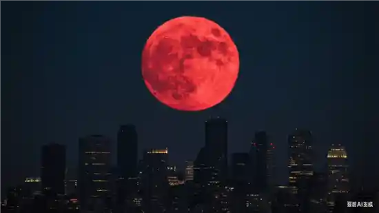 血月邂逅土星，白露夜上演震撼天文奇观